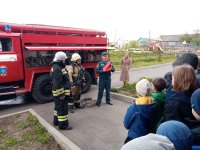 Встреча с представителями пожарно - спасательной части №33 п. Ставрово.
